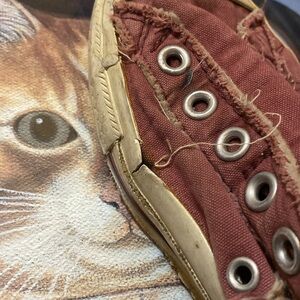 Grungy Used Slip-on Cranberry Converse Y2K